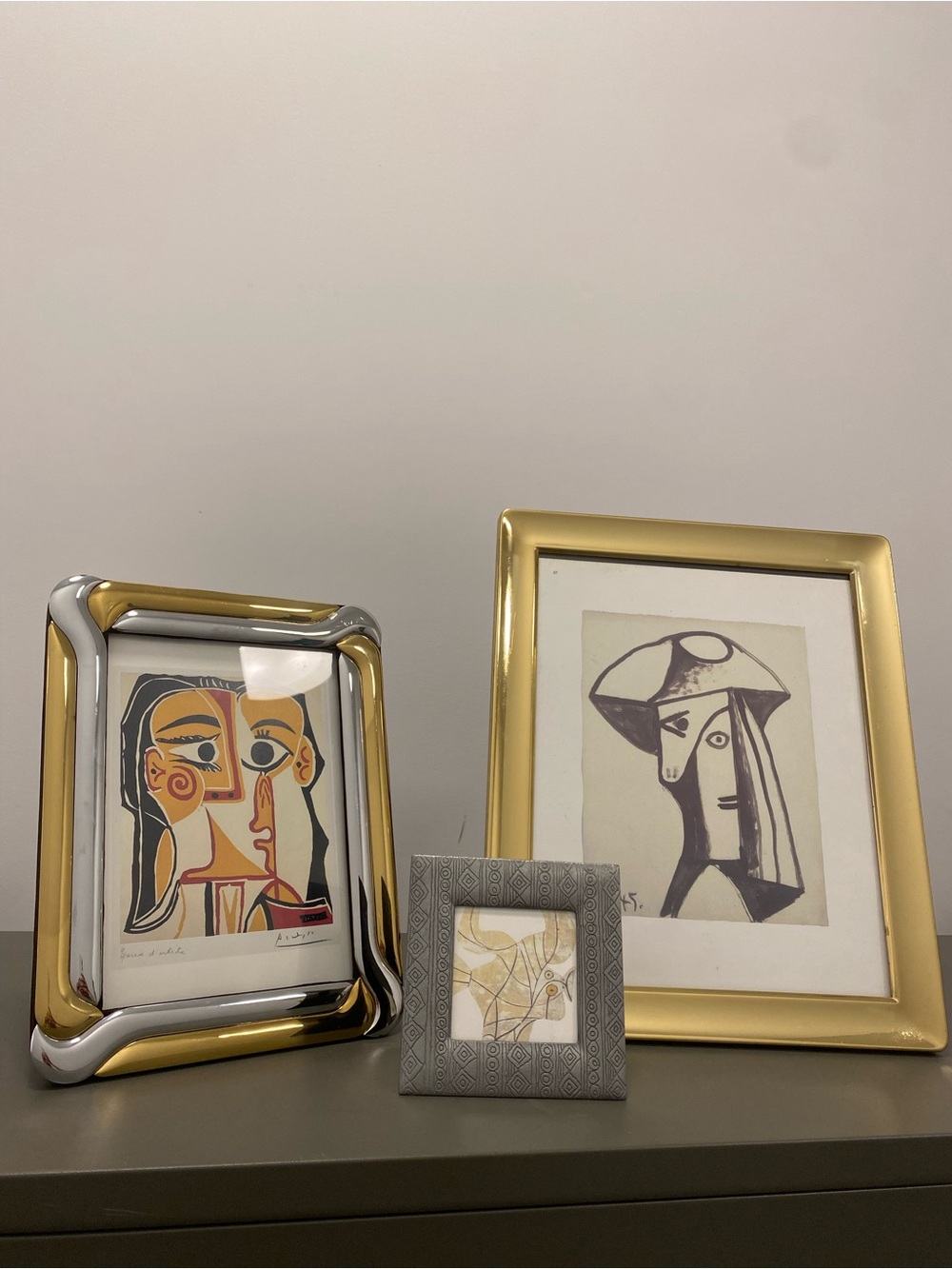 Vintage Picasso Art Print & Frame Collection - Set of 3